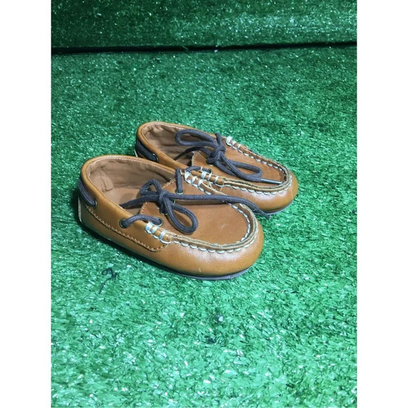 Kids/toddlersCole Haan loafers/moccasins size 4 brown church casual wedding - Picture 1 of 6